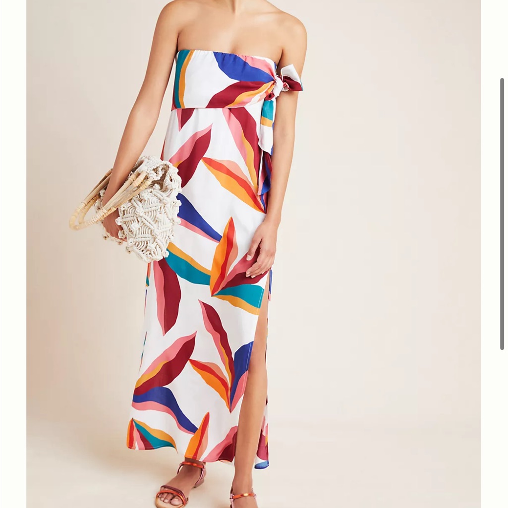 Nwt Anthropologie Guana Strapless Dress
